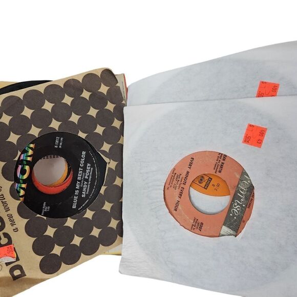 Vintage Record Tune Tote Full of 45s Disney Decca Kids Music - Picture 4 of 8